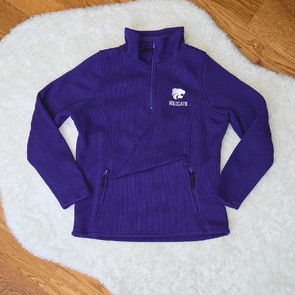 Colosseaum K-State Quarter Zip Jacket, Womens Small